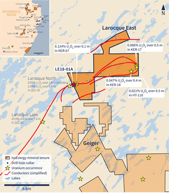 Geiger Drill Holes, Conductors and Exploration Targets