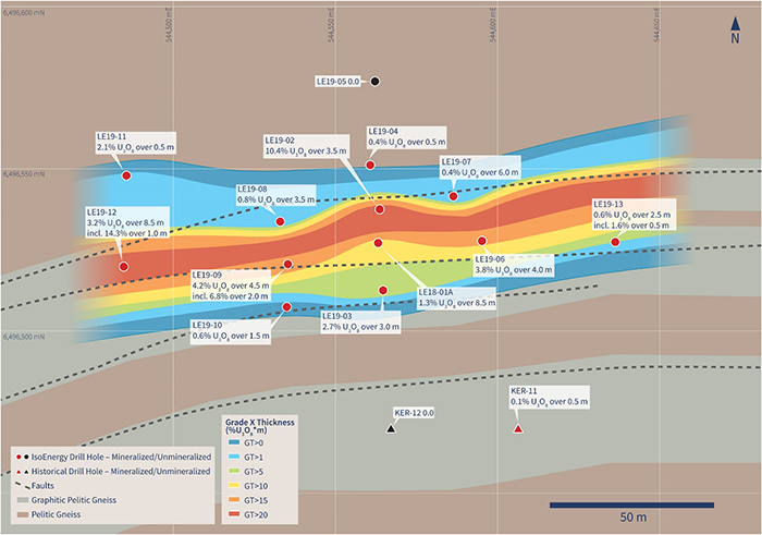 Figure 3 - Hurricane Zone Contoured Grade X Thickness